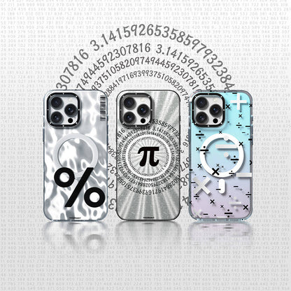 iPhone 16 Pro Kılıf M-safe Şarj Özellikli Youngkit Mathematical Serisi Kılıf