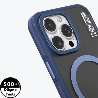 iPhone 16 Pro Kılıf M-safe Şarj Özellikli Youngkit Rock Sand Serisi Kılıf