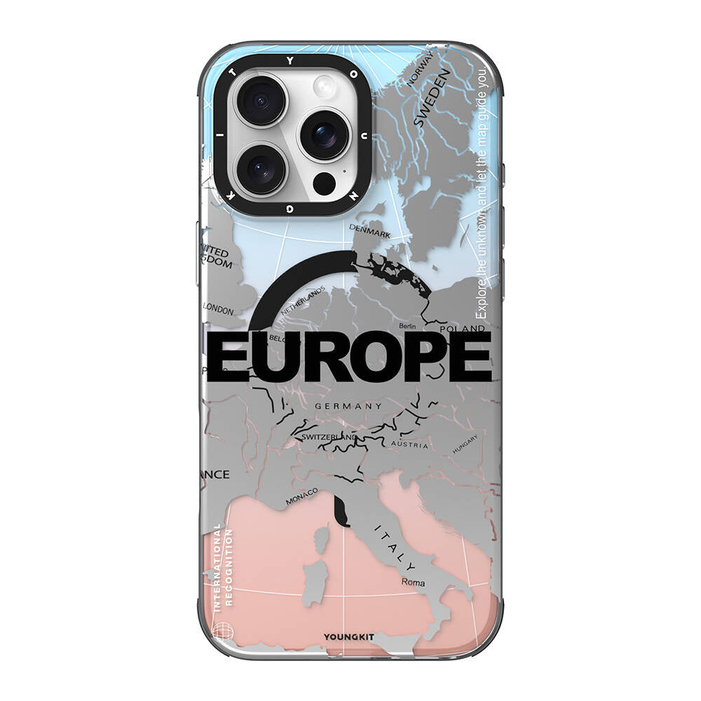 iPhone 16 Pro Kılıf M-safe Şarj Özellikli Youngkit Universal Serisi Kılıf