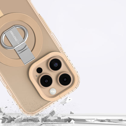 iPhone 16 Pro Kılıf M-safe Şarj Özellikli Yüzük Standlı Amazingthing Titan Pro Serisi Kılıf