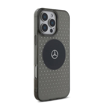 iPhone 16 Pro Kılıf Mercedes Benz Orjinal Lisanslı M-safe Şarj Özellikli Yıldız Desenli Transparan Kılıf