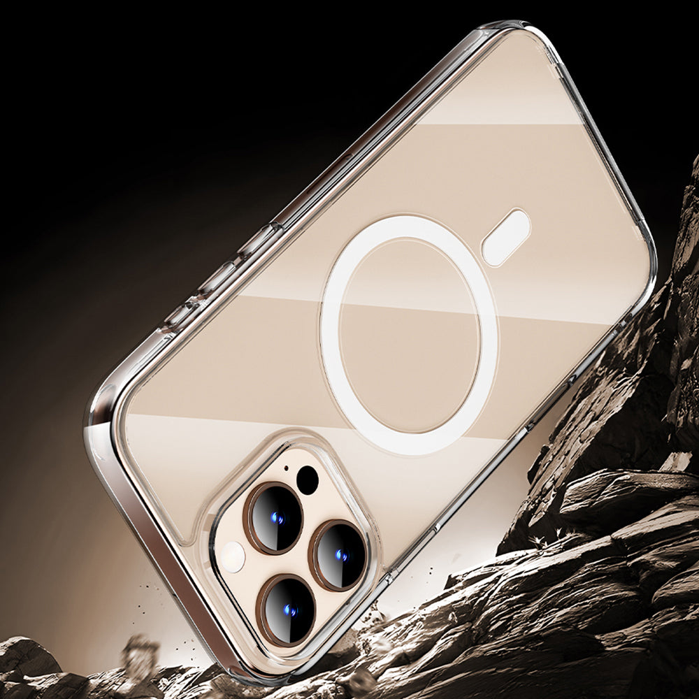 iPhone 16 Pro Kılıf Wiwu MCC-102 Magnetic Crystal Sert PC Kılıf