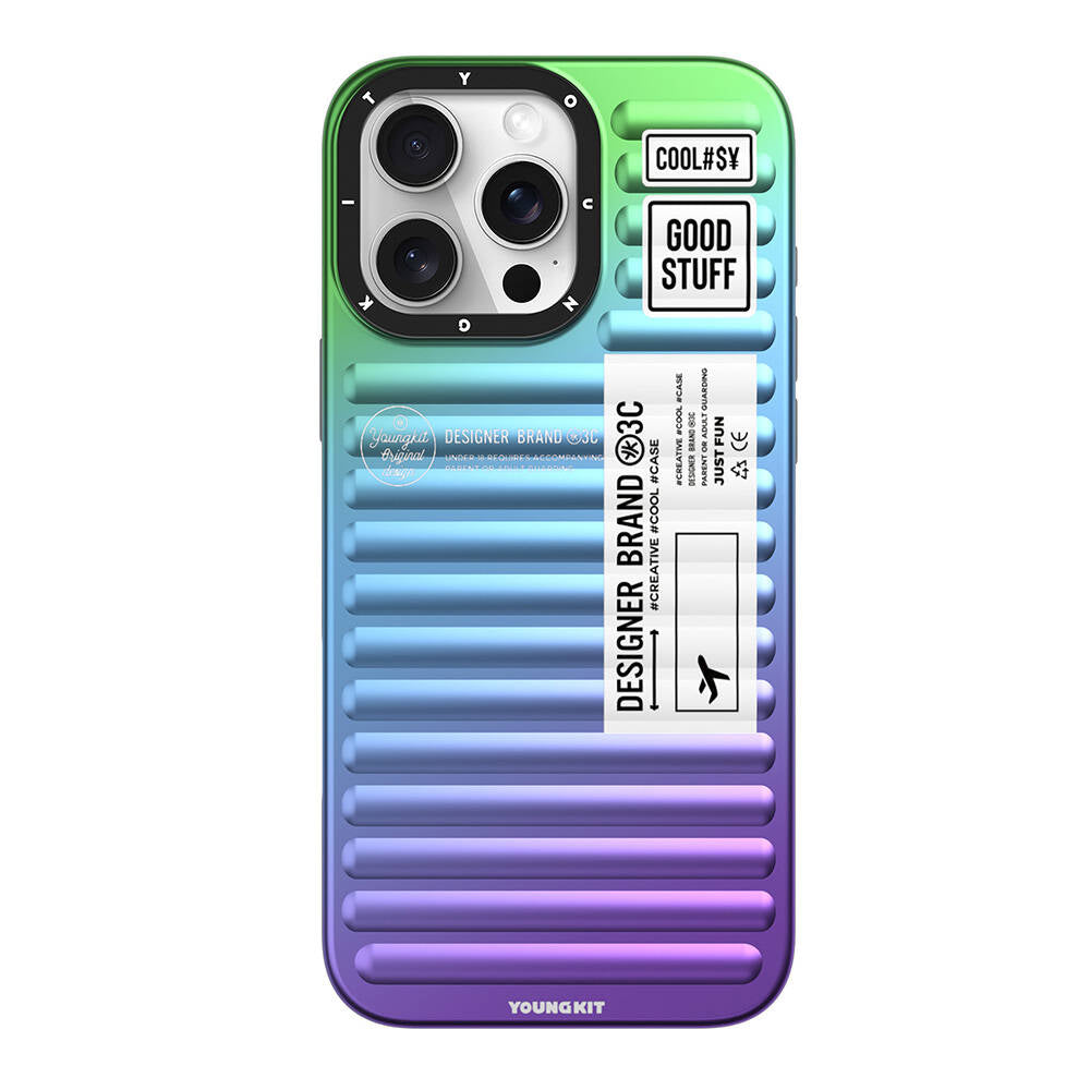 Apple iPhone 16 Pro Kılıf YoungKit The Secret Color Serisi Kapak Mor