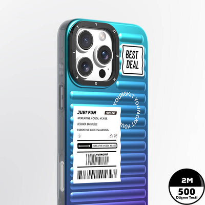 Apple iPhone 16 Pro Kılıf YoungKit The Secret Color Serisi Kapak Yeşil