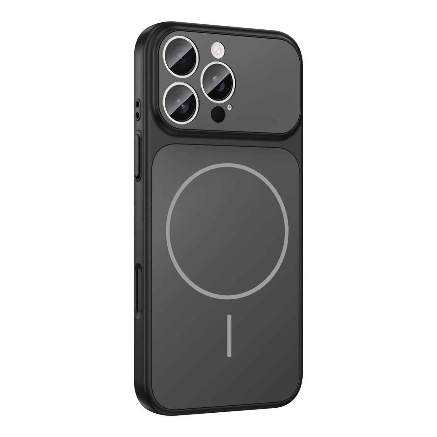 Apple iPhone 16 Pro Kılıf Zore M-Safe Şarj Özellikli Kamera Korumalı Formen Kapak Mavi