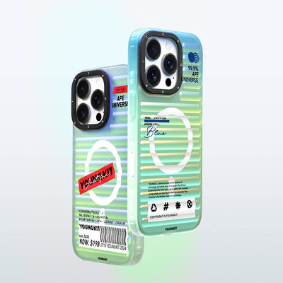 Apple iPhone 16 Pro Magsafe Şarj Özellikli Youngkit Chameleon Serisi Kapak Kırmızı