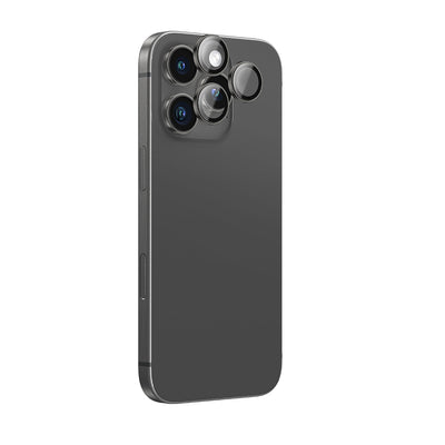 Apple iPhone 16 Pro Max Amazingthing Anti Reflective Kamera Lens Koruyucu + Kolay Uygulama Aparatlı Gri