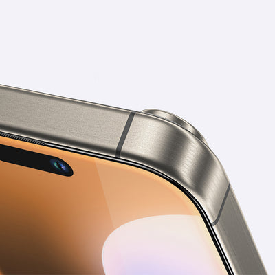 Apple iPhone 16 Pro Max Amazingthing Titan Max Parmak İzi Bırakmayan Temperli Cam Ekran Koruyucu Siyah