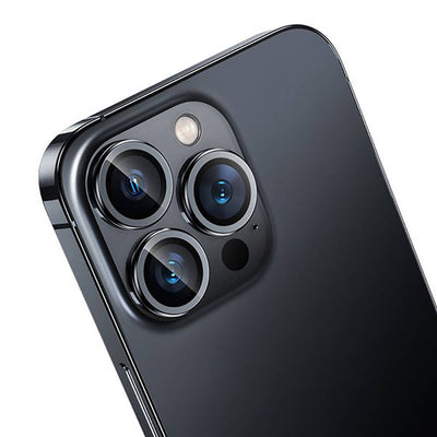 Apple iPhone 16 Pro Max Benks DR Safir Kamera Lens Koruyucu Titanyum-Gri
