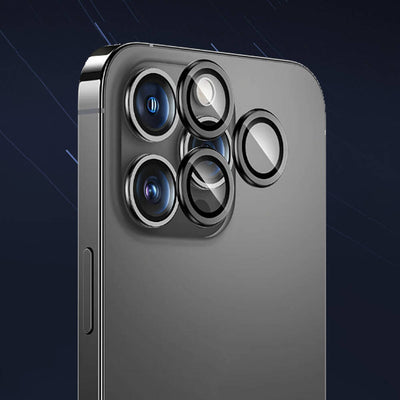 Apple iPhone 16 Pro Max Benks DR Safir Kamera Lens Koruyucu Siyah