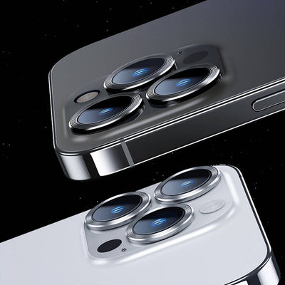 Apple iPhone 16 Pro Max Benks DR Safir Kamera Lens Koruyucu Titanyum-Gri