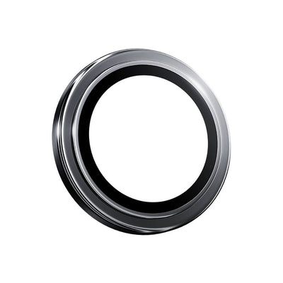 Apple iPhone 16 Pro Max Benks Parlama Önleyici Glass Warrior Metal Kamera Lens Koruyucu Titanyum-Gri