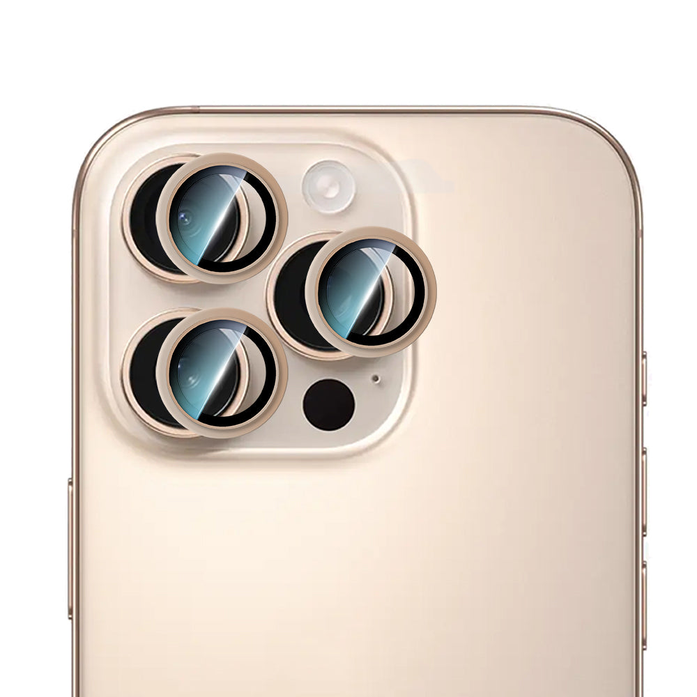 iPhone 16 Pro Max CaseWorld Alloy Serisi Oleofobik Anti Reflective Kamera Lens Koruyucu