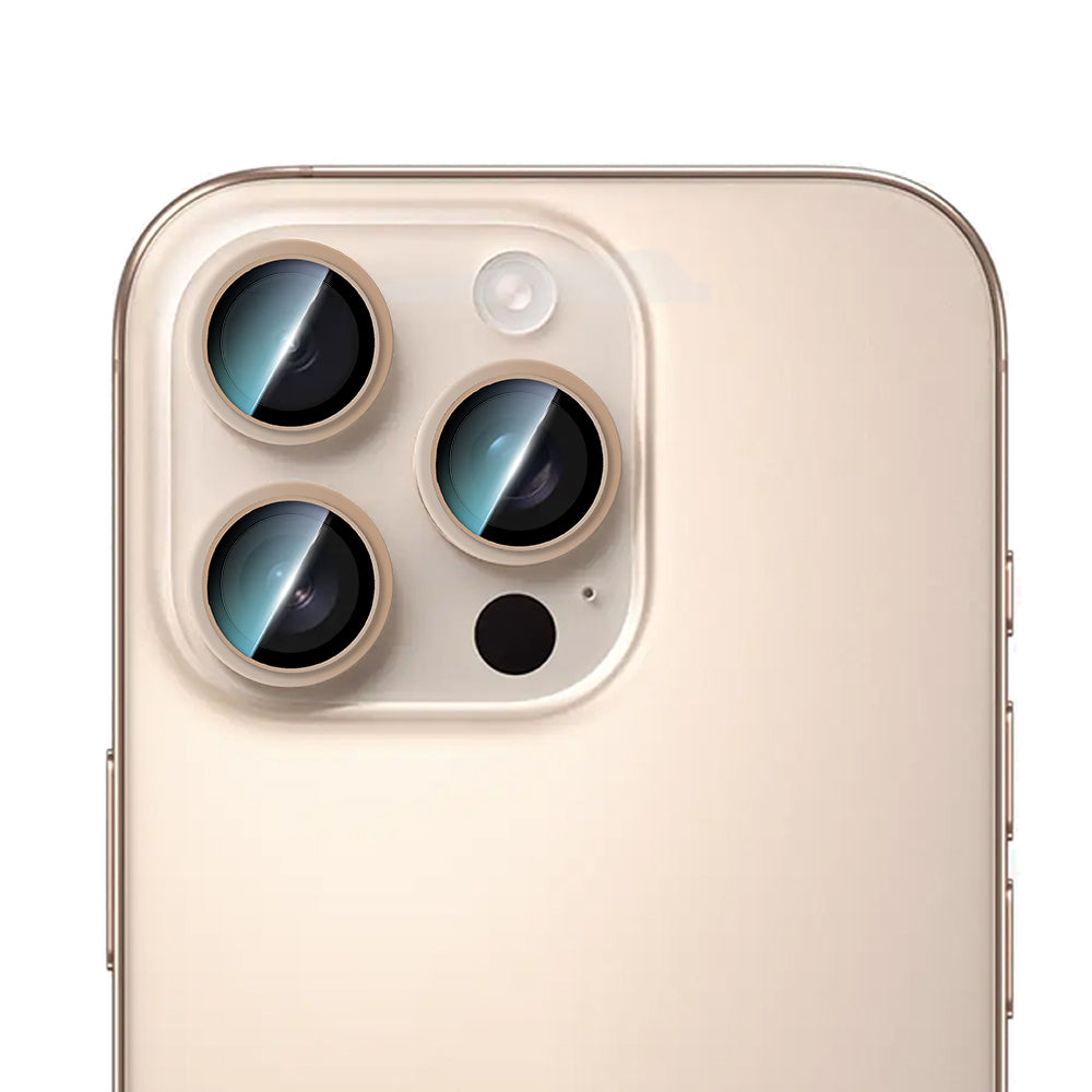 iPhone 16 Pro Max CaseWorld Alloy Serisi Oleofobik Anti Reflective Kamera Lens Koruyucu