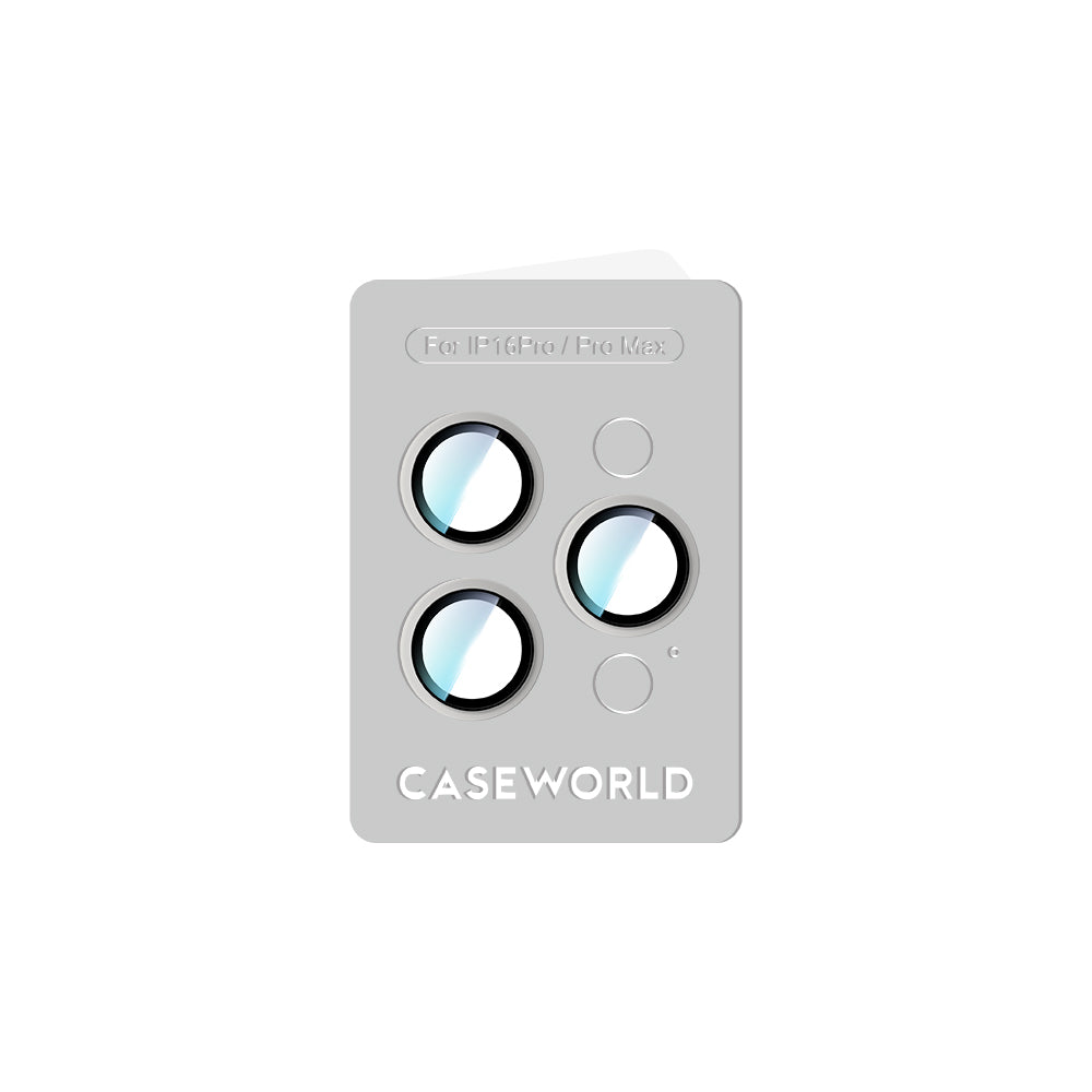 iPhone 16 Pro Max CaseWorld Alloy Two-Color Serisi Lens Koruyucu