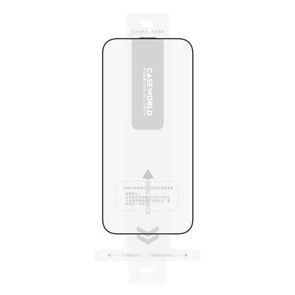 iPhone 16 Pro Max CaseWorld Armor Serisi Eyesafe Teknolojili 0.15mm 3D Temperli Cam Ekran Koruyucu + Uygulama Aparatlı