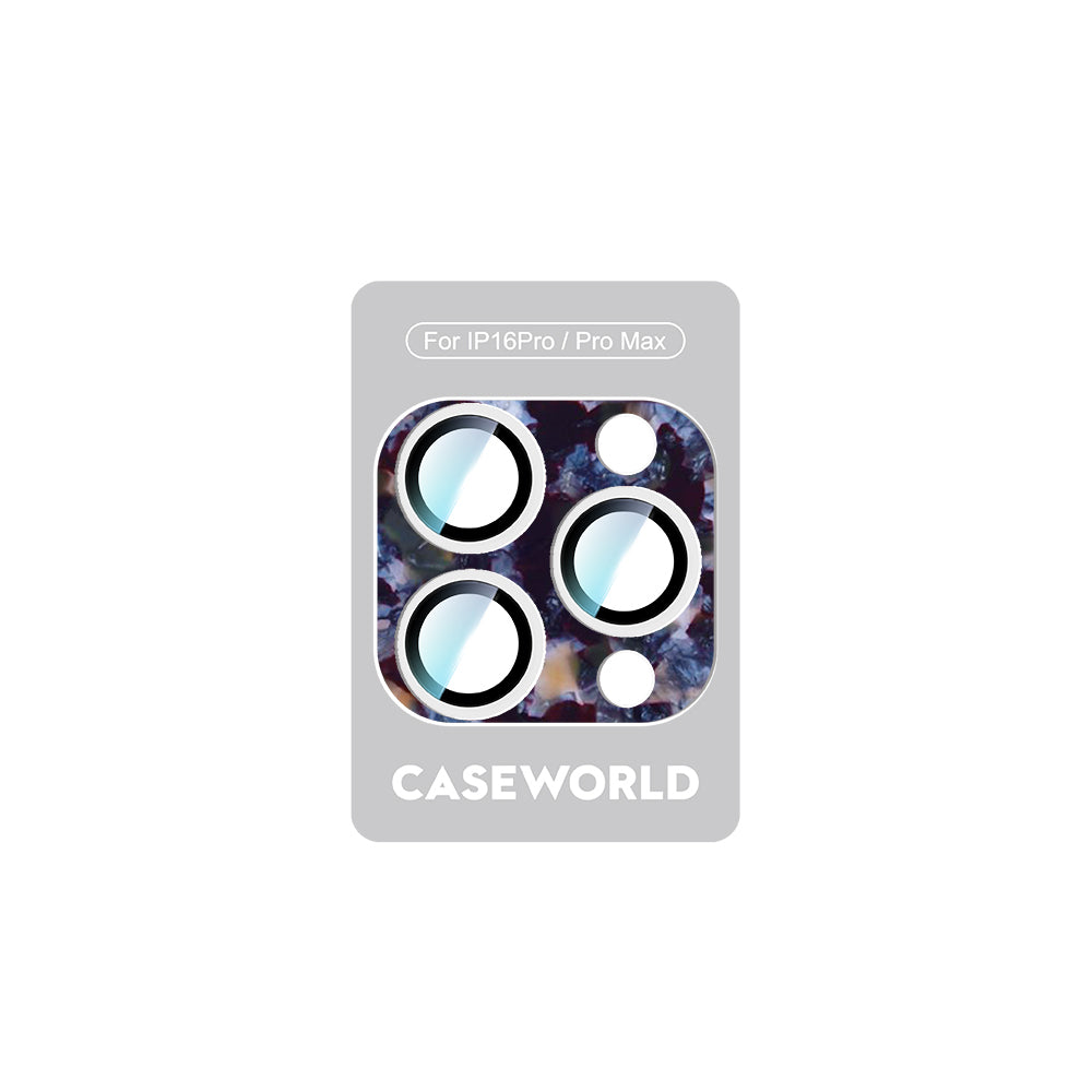 iPhone 16 Pro Max CaseWorld Crystal Color Serisi Full Kamera Lens Koruyucu