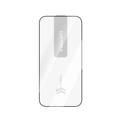 Apple iPhone 16 Pro Max CaseWorld Ultra-Thin Serisi TMQ 0.15mm HD 3D Cam Ekran Koruyucu + Uygulama Aparatlı Şeffaf