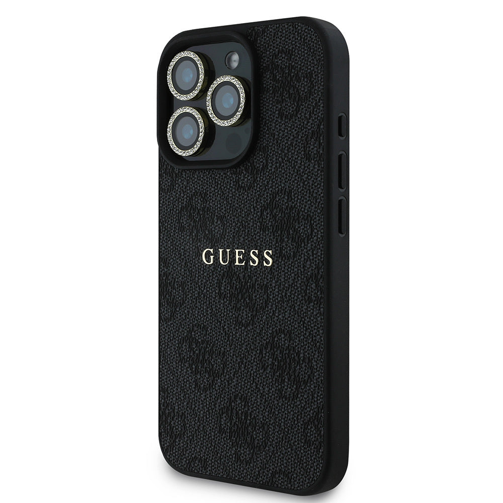 Apple iPhone 16 Pro Max Guess Orjinal Lisanslı Kılıf + Ekran Koruyucu + Lens Koruyucu 3in1 Aksesuar Seti