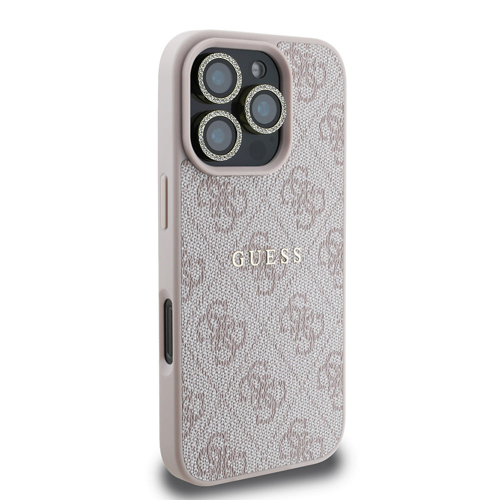 iPhone 16 Pro Max Guess Orjinal Lisanslı Kılıf + Ekran Koruyucu + Lens Koruyucu 3in1 Aksesuar Seti