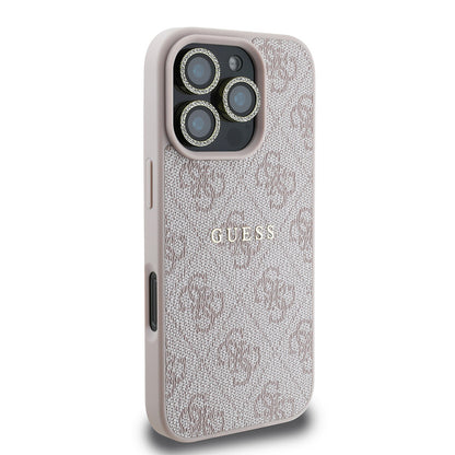 iPhone 16 Pro Max Guess Orjinal Lisanslı Kılıf + Ekran Koruyucu + Lens Koruyucu 3in1 Aksesuar Seti