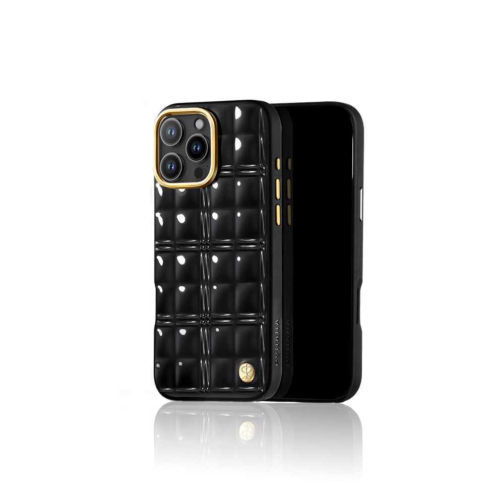 iPhone 16 Pro Max Kılıf Askı Aparatlı Pynana Metal Grid Kılıf