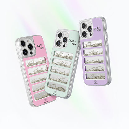 iPhone 16 Pro Max Kılıf Aynalı ve Boncuklu Tasarım Youngkit Jump Serisi Kılıf