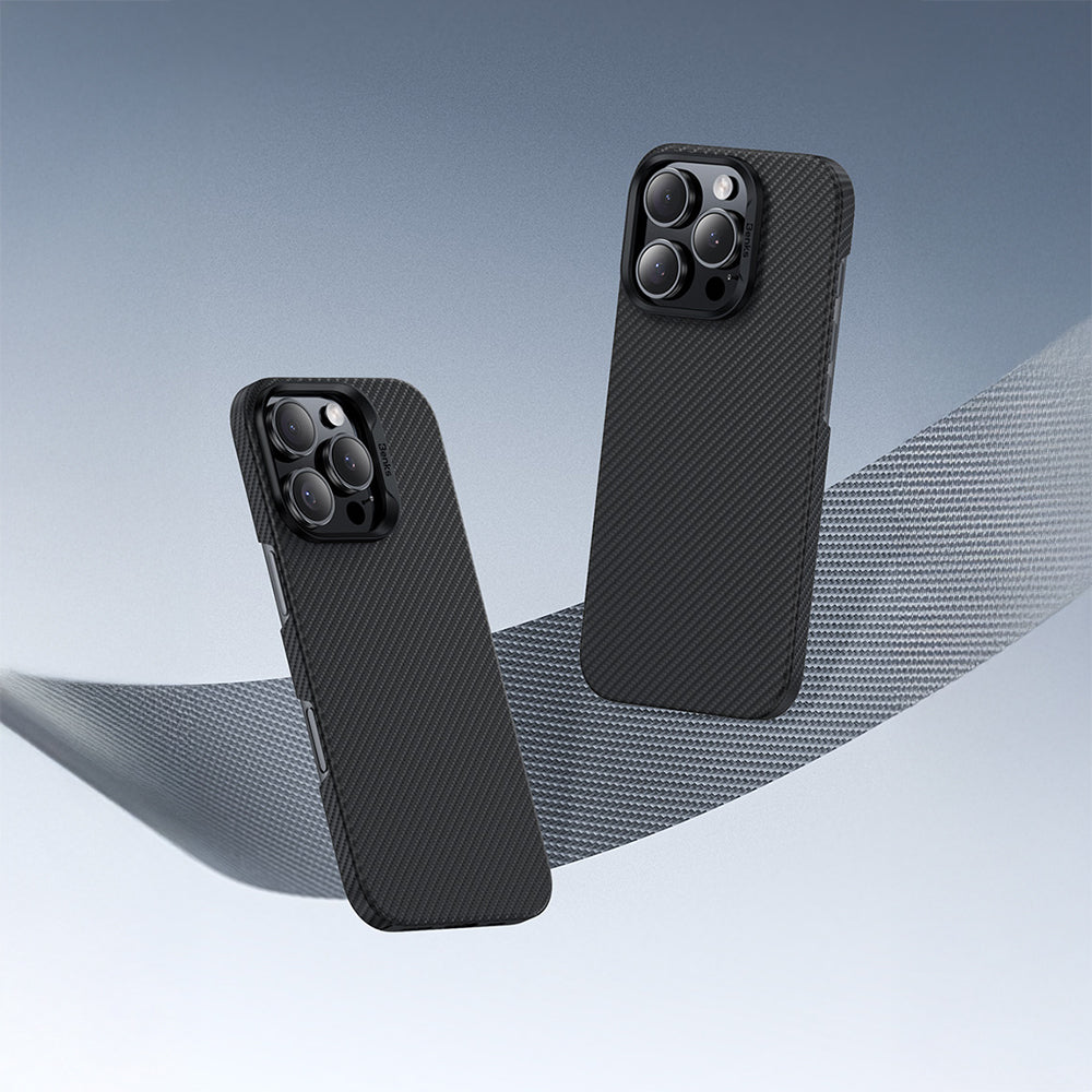 iPhone 16 Pro Max Kılıf Benks M-safe Şarj Özellikli Metal Kamera Çerçeveli Magnetik ArmorAir 600D Kevlar Fiber Kılıf