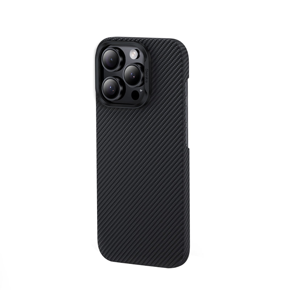 iPhone 16 Pro Max Kılıf Benks M-safe Şarj Özellikli Metal Kamera Çerçeveli Magnetik ArmorAir 600D Kevlar Fiber Kılıf