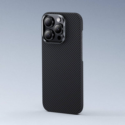 Apple iPhone 16 Pro Max Kılıf Benks Magsafe Şarj Özellikli Magnetik ArmorAir 600D Kevlar Fiber Kapak Siyah