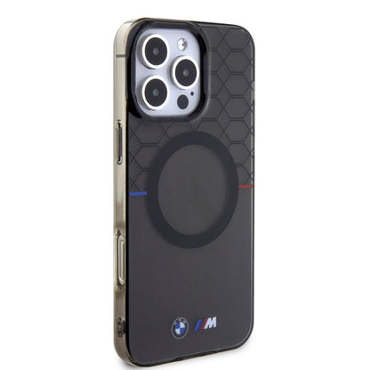 iPhone 16 Pro Max Kılıf BMW Magsafe Şarj Özellikli Transparan M Dizayn Orjinal Lisanslı Kılıf