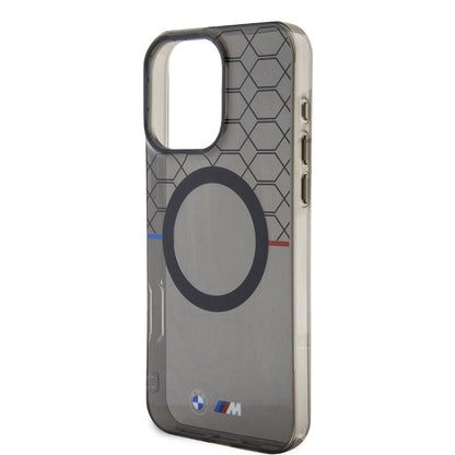 iPhone 16 Pro Max Kılıf BMW Magsafe Şarj Özellikli Transparan M Dizayn Orjinal Lisanslı Kılıf