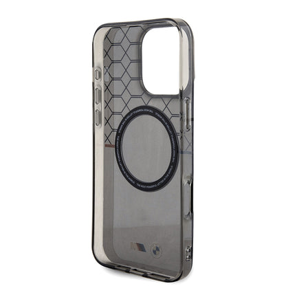 iPhone 16 Pro Max Kılıf BMW Magsafe Şarj Özellikli Transparan M Dizayn Orjinal Lisanslı Kılıf