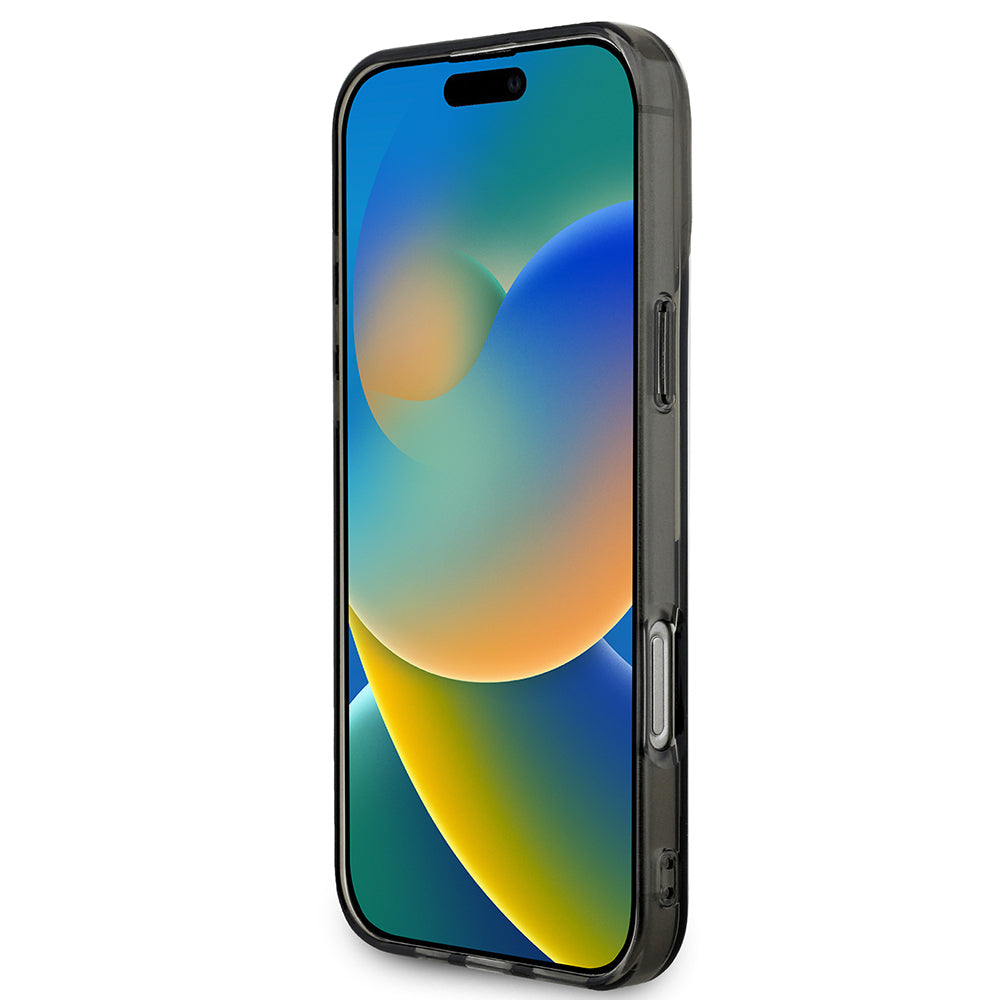 iPhone 16 Pro Max Kılıf BMW Orjinal Lisanslı Yarı Transparan M Dizayn Çizgili Kılıf