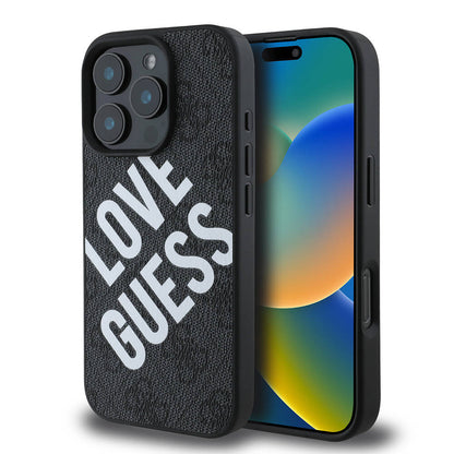 iPhone 16 Pro Max Kılıf Guess Orjinal Lisanslı Big Love Guess Kılıf