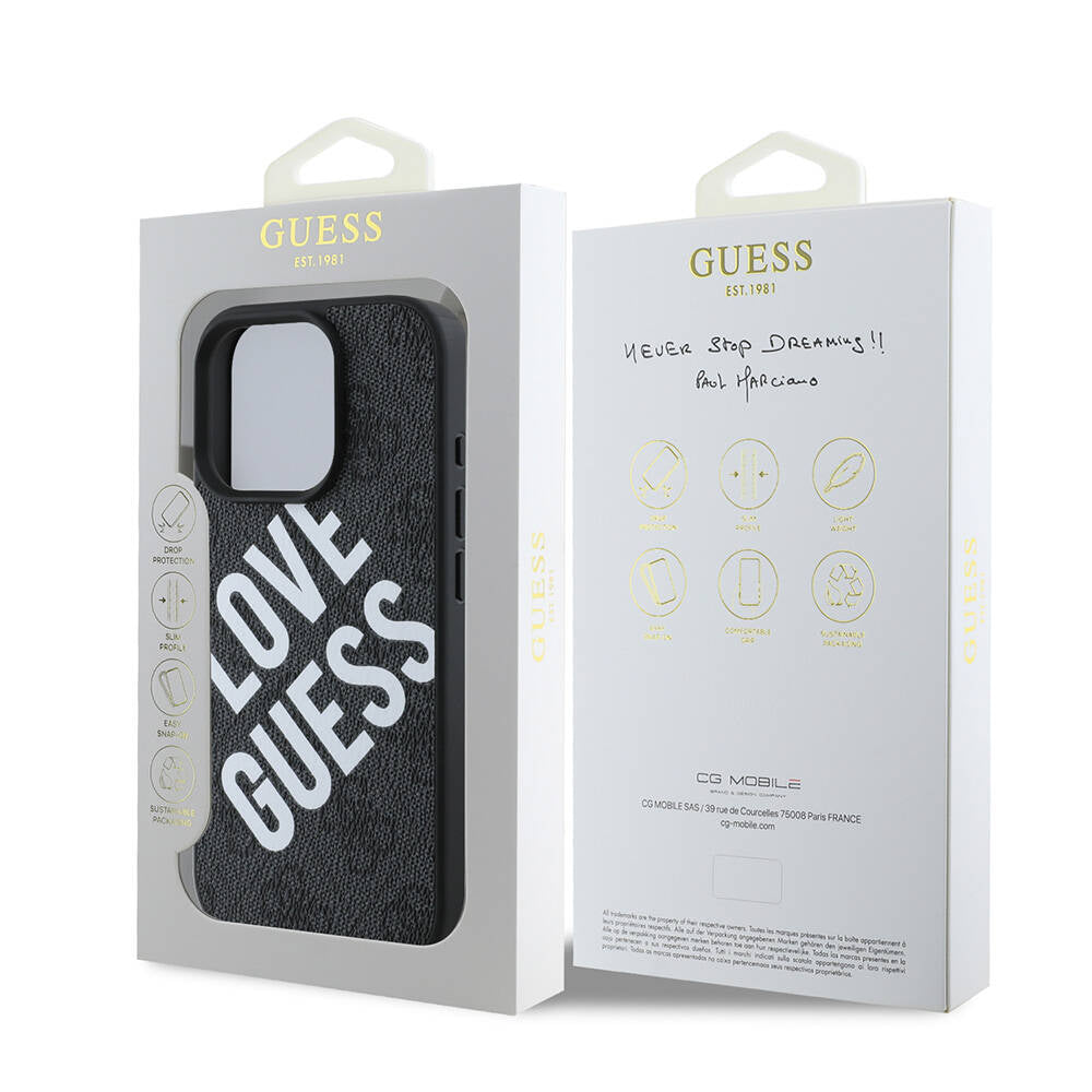 iPhone 16 Pro Max Kılıf Guess Orjinal Lisanslı Big Love Guess Kılıf