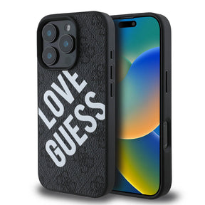 Apple iPhone 16 Pro Max Kılıf Guess Orjinal Lisanslı Big Love Guess Kapak