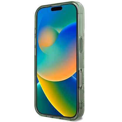 iPhone 16 Pro Max Kılıf Guess Orjinal Lisanslı M-safe Şarj Özellikli Flower Tonal Circle Kılıf