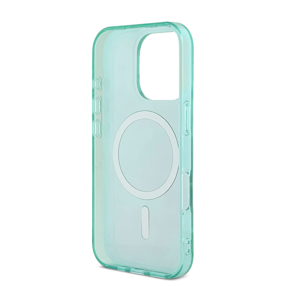 iPhone 16 Pro Max Kılıf Guess Orjinal Lisanslı M-safe Şarj Özellikli IML Baskılı Jungle Ring Kılıf