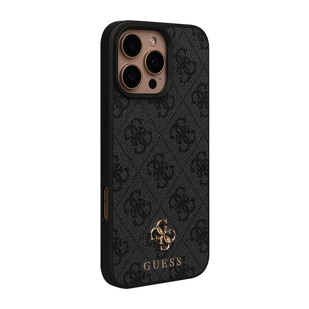 iPhone 16 Pro Max Kılıf Guess Orjinal Lisanslı M-safe Şarj Özellikli Small 4G Classic Kılıf