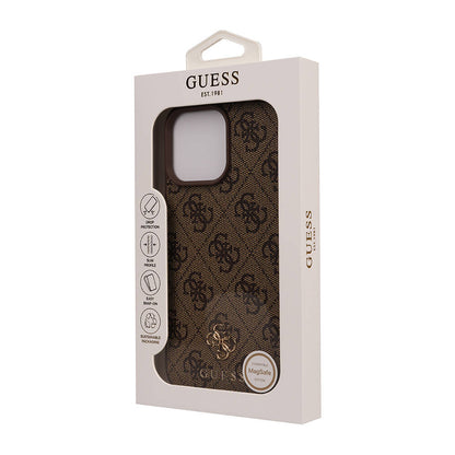 iPhone 16 Pro Max Kılıf Guess Orjinal Lisanslı M-safe Şarj Özellikli Small 4G Classic Kılıf
