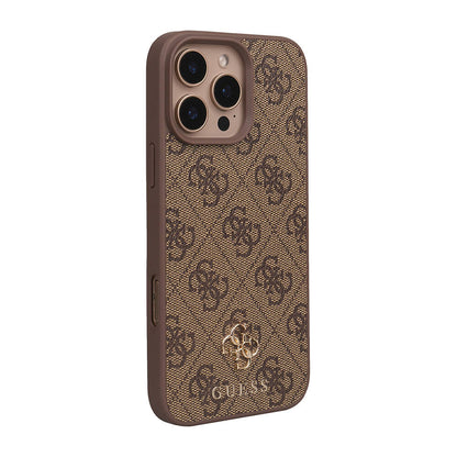 iPhone 16 Pro Max Kılıf Guess Orjinal Lisanslı M-safe Şarj Özellikli Small 4G Classic Kılıf