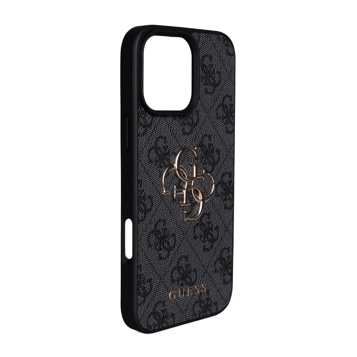 iPhone 16 Pro Max Kılıf Guess Orjinal Lisanslı PU Deri 4G Büyük Metal Logolu Çapraz Vücut Askılı Kılıf