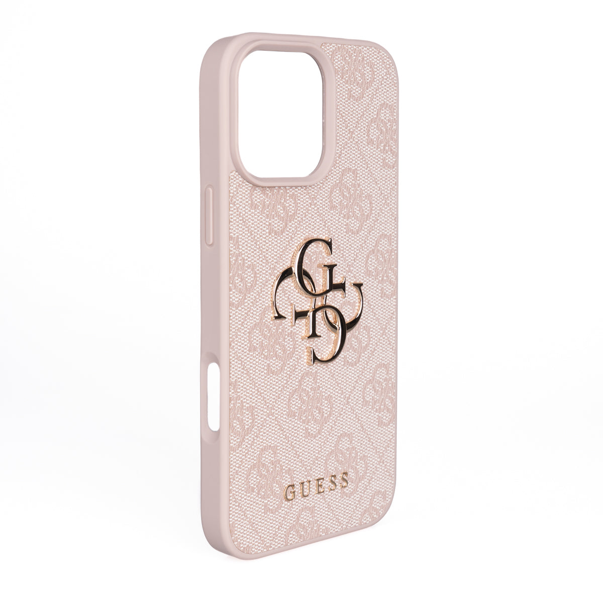 iPhone 16 Pro Max Kılıf Guess Orjinal Lisanslı PU Deri 4G Büyük Metal Logolu Çapraz Vücut Askılı Kılıf