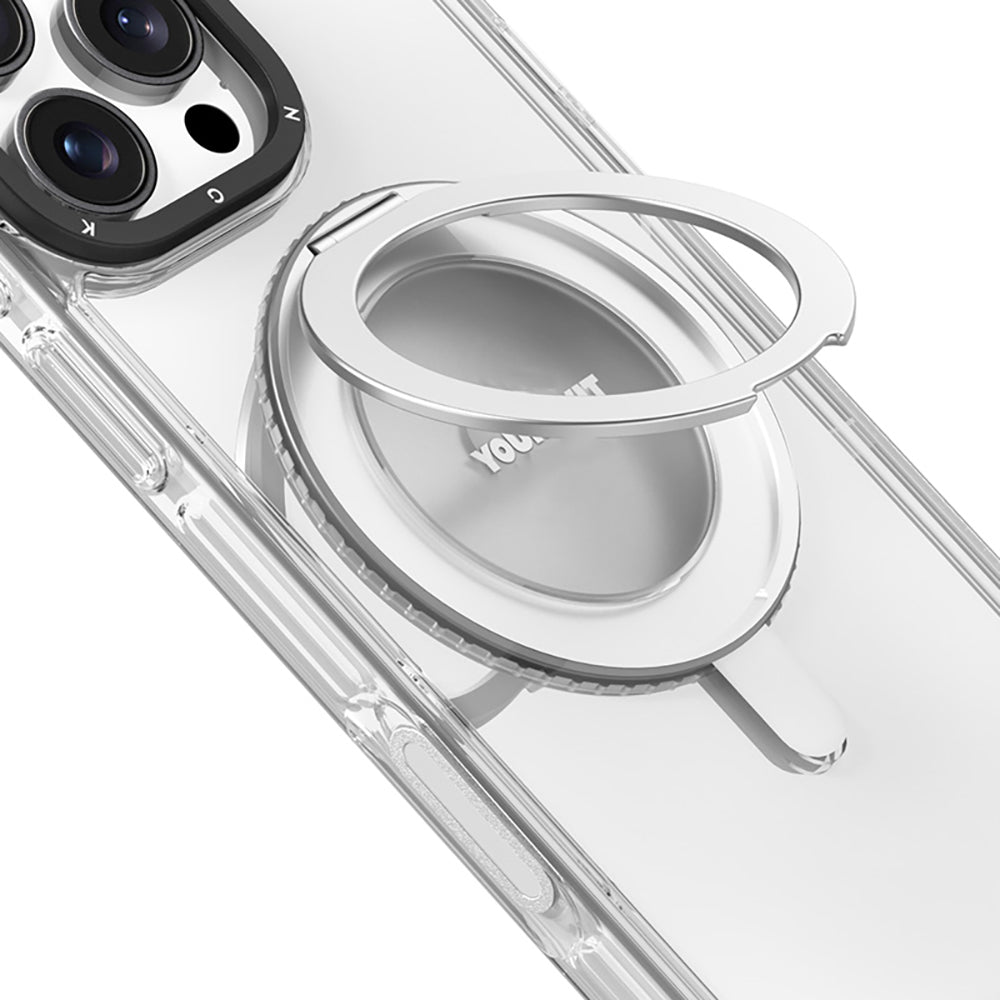 iPhone 16 Pro Max Kılıf M-safe Şarj Özellikli Standlı Aksiyon Butonlu Youngkit Pivot Serisi Kılıf