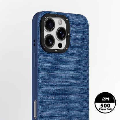 iPhone 16 Pro Max Kılıf M-safe Şarj Özellikli Youngkit Canvas Serisi Kılıf