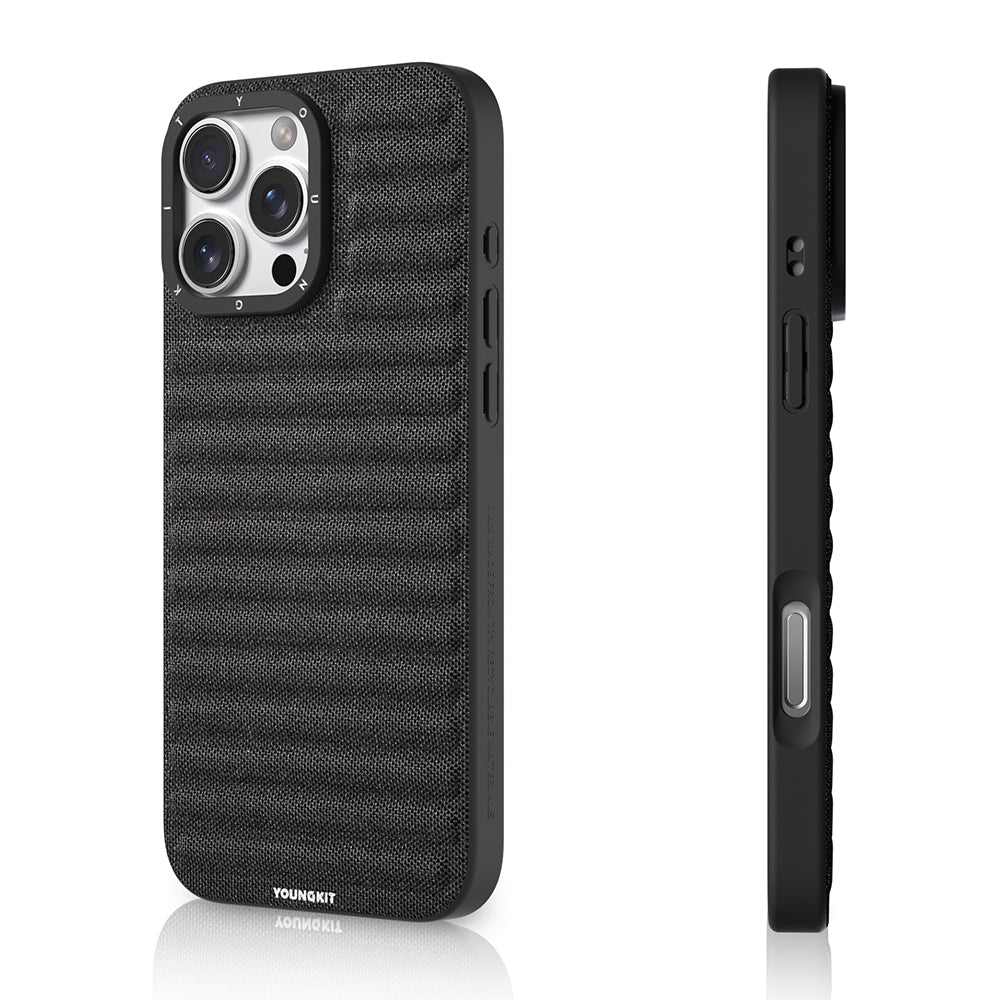 iPhone 16 Pro Max Kılıf M-safe Şarj Özellikli Youngkit Canvas Serisi Kılıf