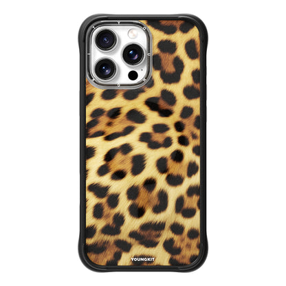 iPhone 16 Pro Max Kılıf M-safe Şarj Özellikli Youngkit Leopard Serisi Kılıf