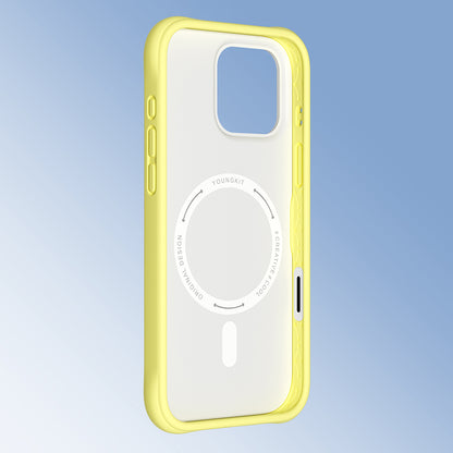 iPhone 16 Pro Max Kılıf M-safe Şarj Özellikli Youngkit Macaroon Serisi Kılıf