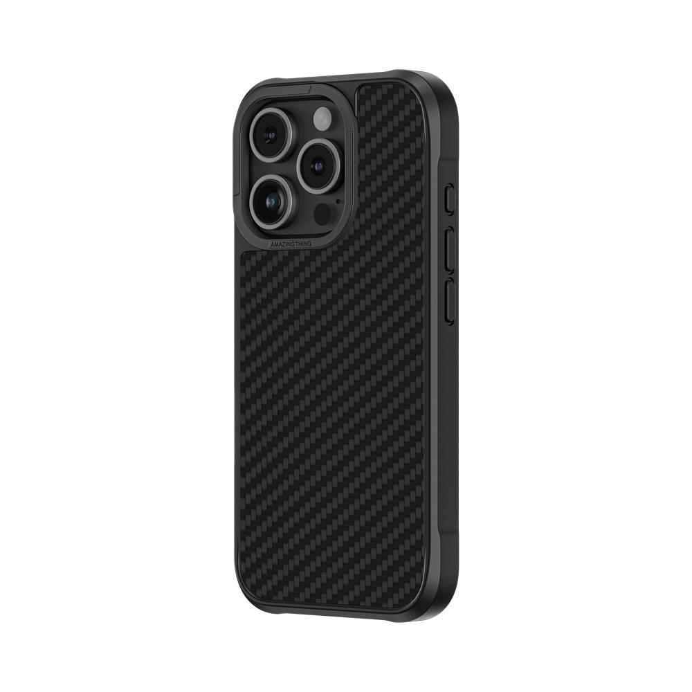 iPhone 16 Pro Max Kılıf M-safe Şarj Özellikli 1500D Aramid Fiber Amazingthing Titan Max Serisi Kılıf
